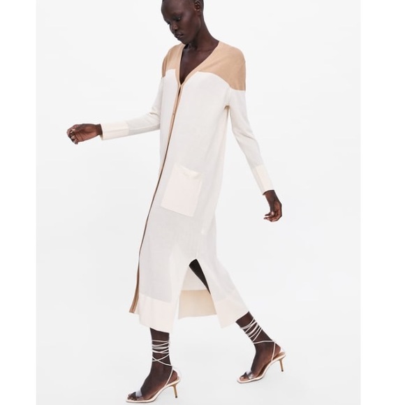 🚫SOLD🚫[ZARA] GORGEOUS LONG KNIT CARDIGAN - Picture 4 of 8